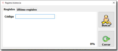 registro de asistencia